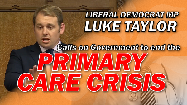 Luke Taylor Primary Care Crisis